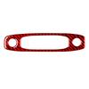 Carbon Fiber Car Interior Headlight Switch Panel Frame Trim Sticker For Tesla Model Y 3 2017-2025 Auto Styling Accessories