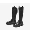 BASTO Women's Winter V-Cut Thick-Sole Tall Boots