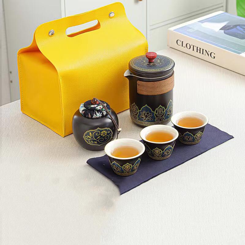 

Ancient Style Ceramic Kung Fu Tea Set