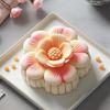 Chocolate Molds Cake Moulds Flower Shape Dessert Molds Pastrys Bakings Supplies Silicone Texture for Baking Cake Dessert