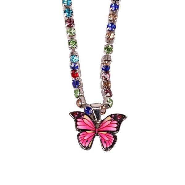 1PC Colourful Butterfly Pendant Anklet for Women Beach Foot Jewelry Bracelet Fashion Party Jewelry