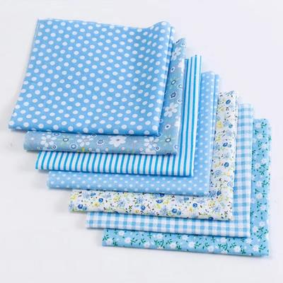 7Pcs/set Pre-Cut Cotton Fabric Stash Colorful 50x50cm Patchwork Fabric Bundle Cotton Fabric DIY Sewing Patchwork Cotton Fabric