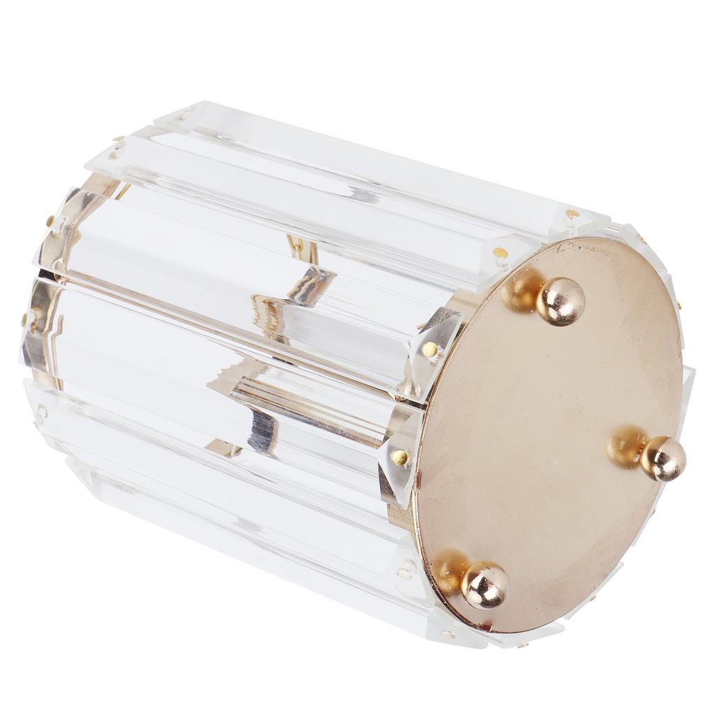 Crystal Makeup Brush Holder Organizer Pen Pencil Cup Stationery Container Storage Box