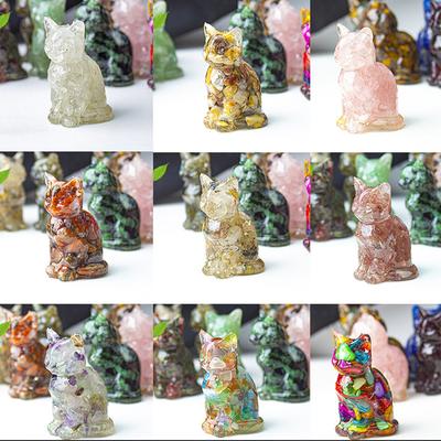 Cat  Jewelry Traditional Desktop Home Accessories Tea Set Pet Collection Sculpture Crafts