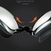 with Nose Clip, and Ear Plugs Silicone Swim Cap Anti-fog Electroplated Flat Glasses  Summer