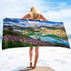 Seaworld Print Microfiber Towel for Beach Travel Bath Extra Large Blanket Towel Oversized Sand Proof Great for Swim Yoga Sports