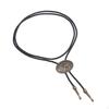 Fashion Vintage Bolo Tie, Adjustable Cowboy Tie Leather Neckties for Men Western Necklace