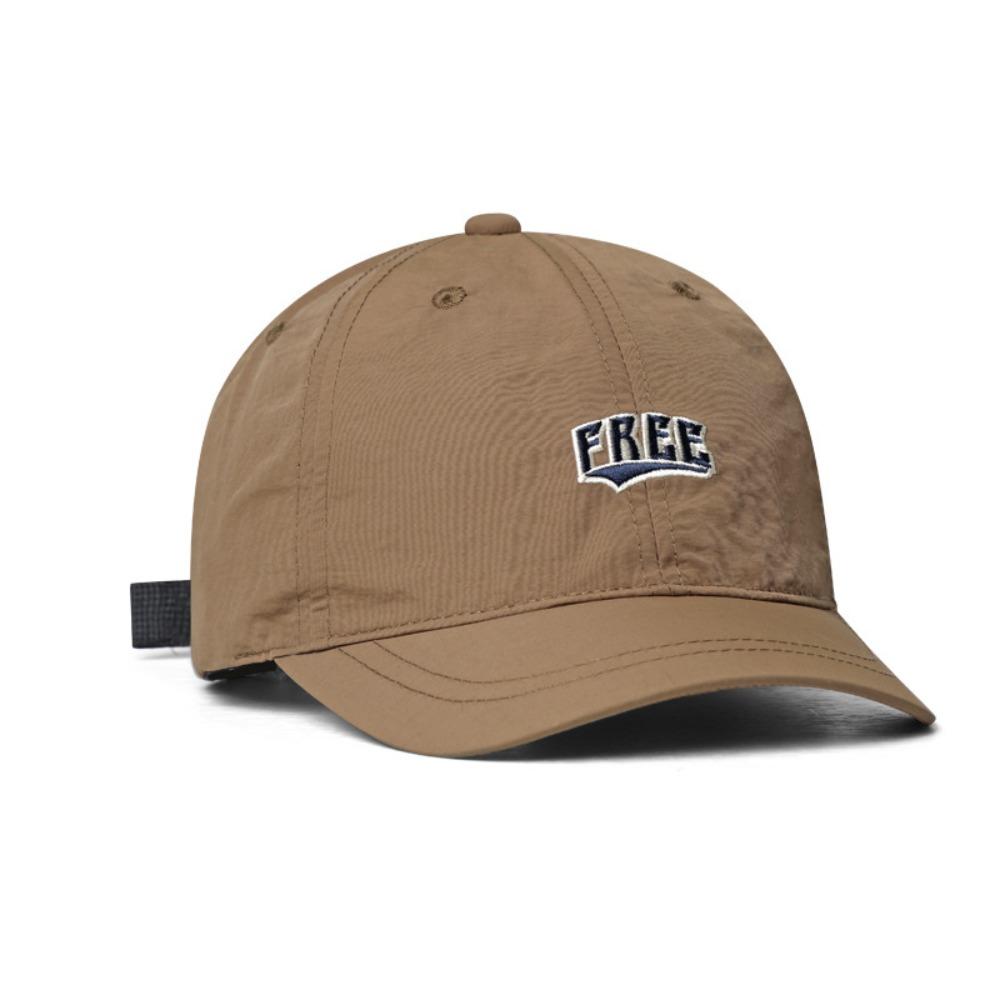 

Adjustable Men Peaked Cap Quick-Drying Casual Visor Hat Fashion Short Brim Baseball Cap Outdoor кофейный