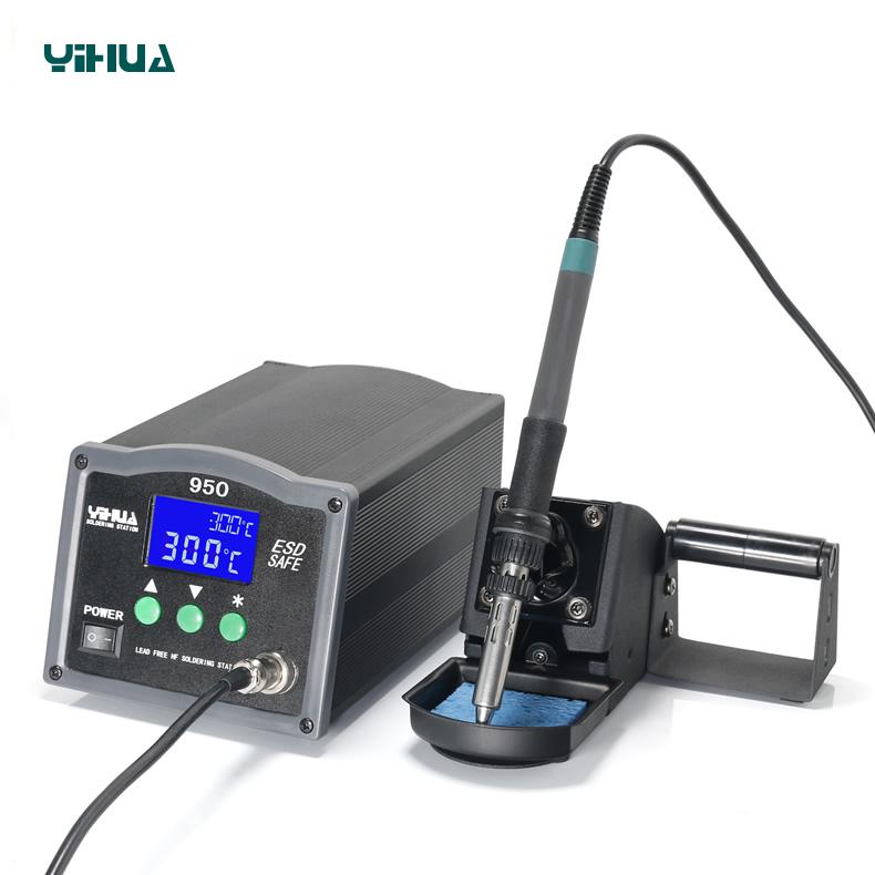 YIHUA-950 Lead-Free Digital Smart Soldering Station, 150W High-Frequency Stable Temperature Control.
