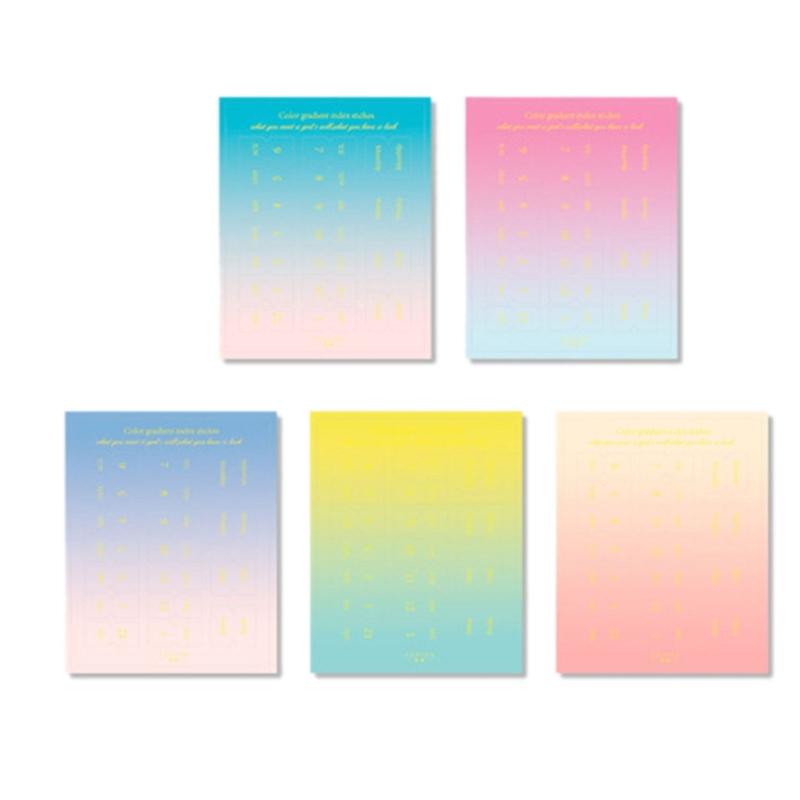 10 Sheets Adhesive Monthly Planner Tabs Monthly Plan Stickers Index Sticker Decorative Calendar Adhesive Index