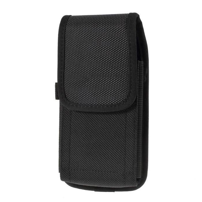 Étui pour Nokia 3310 4G - Housse en Nylon - Noir - Semi-rigide - Fermeture Scratch - Mixte