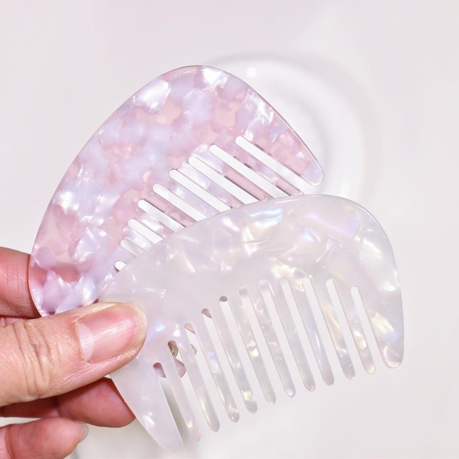 Acetic Acid Hair Comb Multi Color Portable Easy To Carry Small Comb Holiday Traveling Pocket Comb Hairdressing Styling Tools
