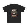 Skull and Dartboard Tee | Darts Target, Rose and Skull Graphic