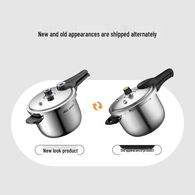 ASD Six-Safety 304 Stainless Steel Pressure Cooker