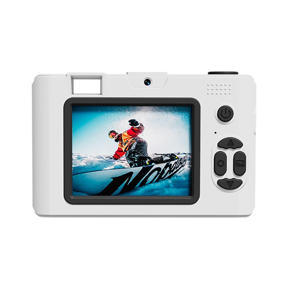 HD Digital Camera Dual Lens Retro Style Mini Camera 16x Zoom Photography Camera Vlogging Camera for Travel and Students