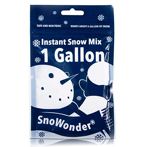 SNOWONDER Polvo de Nieve Instantánea Nieve Falsa Nieve Artificial 1 GALÓN