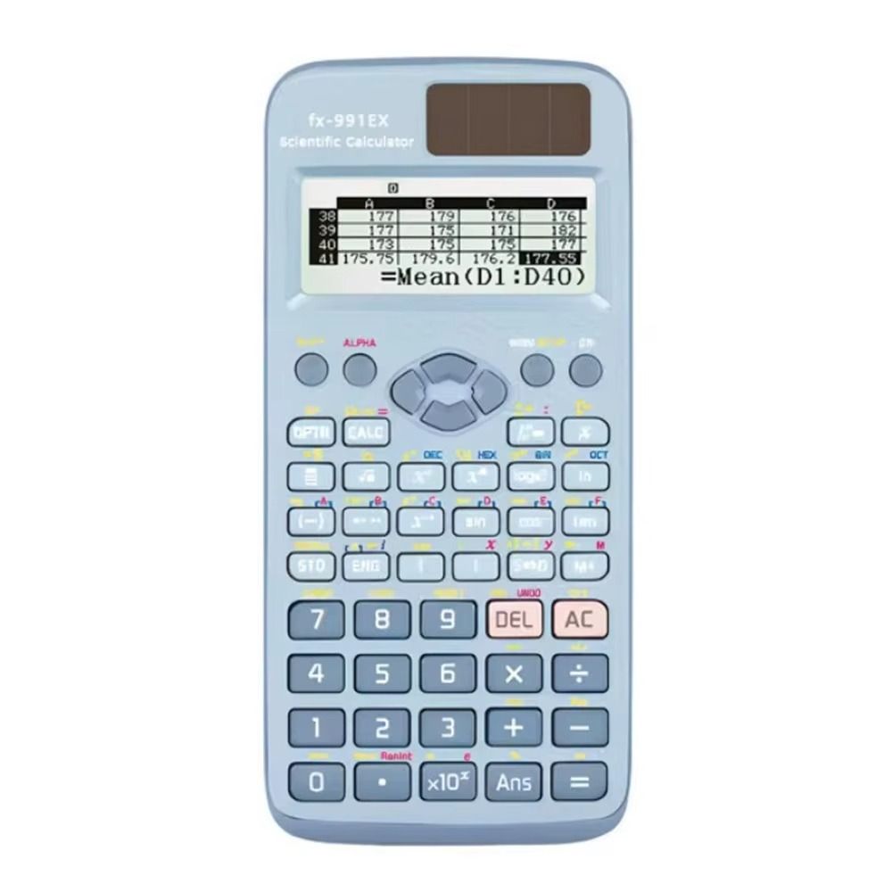 Battery Power Scientific Calculator 552 Functions Advanced Features FX-991EX Calculator Multifunctional Pink/blue/black
