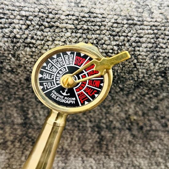 15.24 cm Nautical Maritime Solid Brass Ship Engine Room Telegraph Collectible Gift