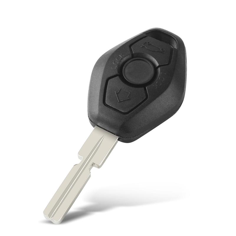 KEYYOU 10X Remote Control Car Key Shell 3 Buttons For BMW 1 3 5 6 7 Series X3 X5 Z3 Z4 Replacement Fob Case Cover Keyless Entry