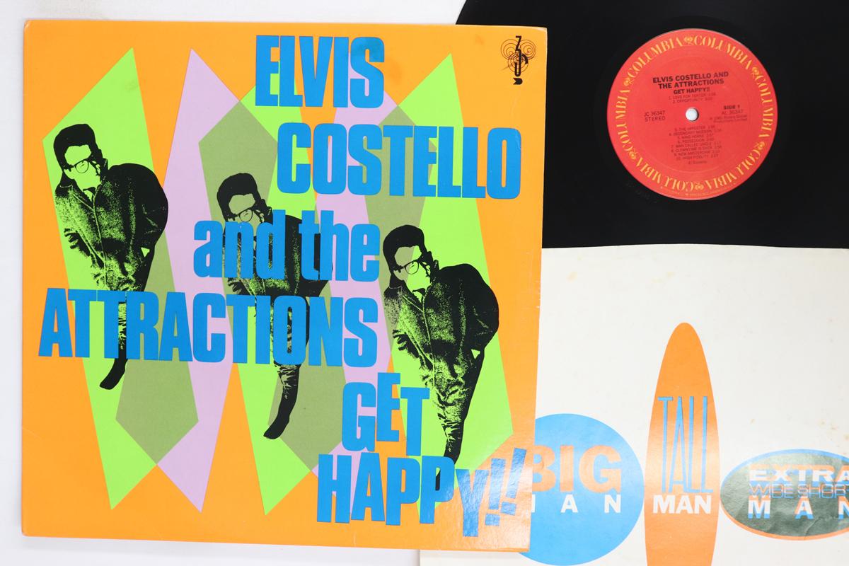 Виниловая пластинка ELVIS COSTELLO Get Happy JC36347 COLUMBIA 1980 США Рок Б/у