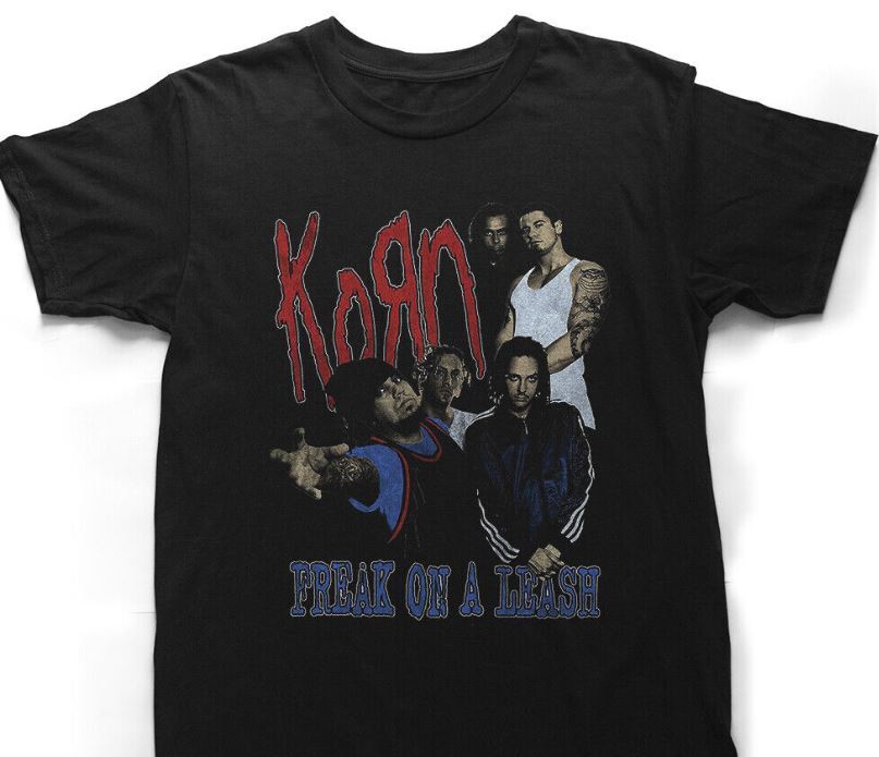26 Korn Freak On A Leash Rock Band Unisex T-Shirt Size S-5XL Unisex T-Shirt XXXXL