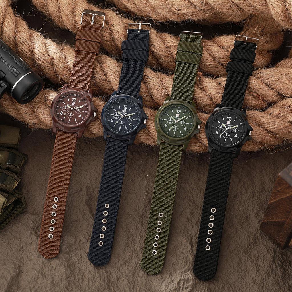 Men Military Watches Casual Nylon Band Mens Sport Quartz Watch Relogio Masculino Reloj Hombre