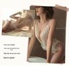 Yi Yue Plus Size Lace Suspender Open Crotch Bodysuit Lingerie Uniform Set 8282