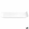 Farfurie Quid Chef Baguette Ceramică Alb (25 x 12 cm) (Pachet de 6x)