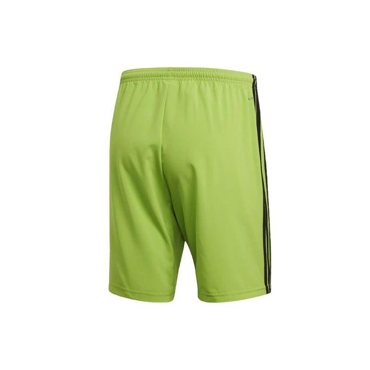 Adidas Three-Stripe Colorblock Elastic Waist Shorts Men Bottoms Green DP5368