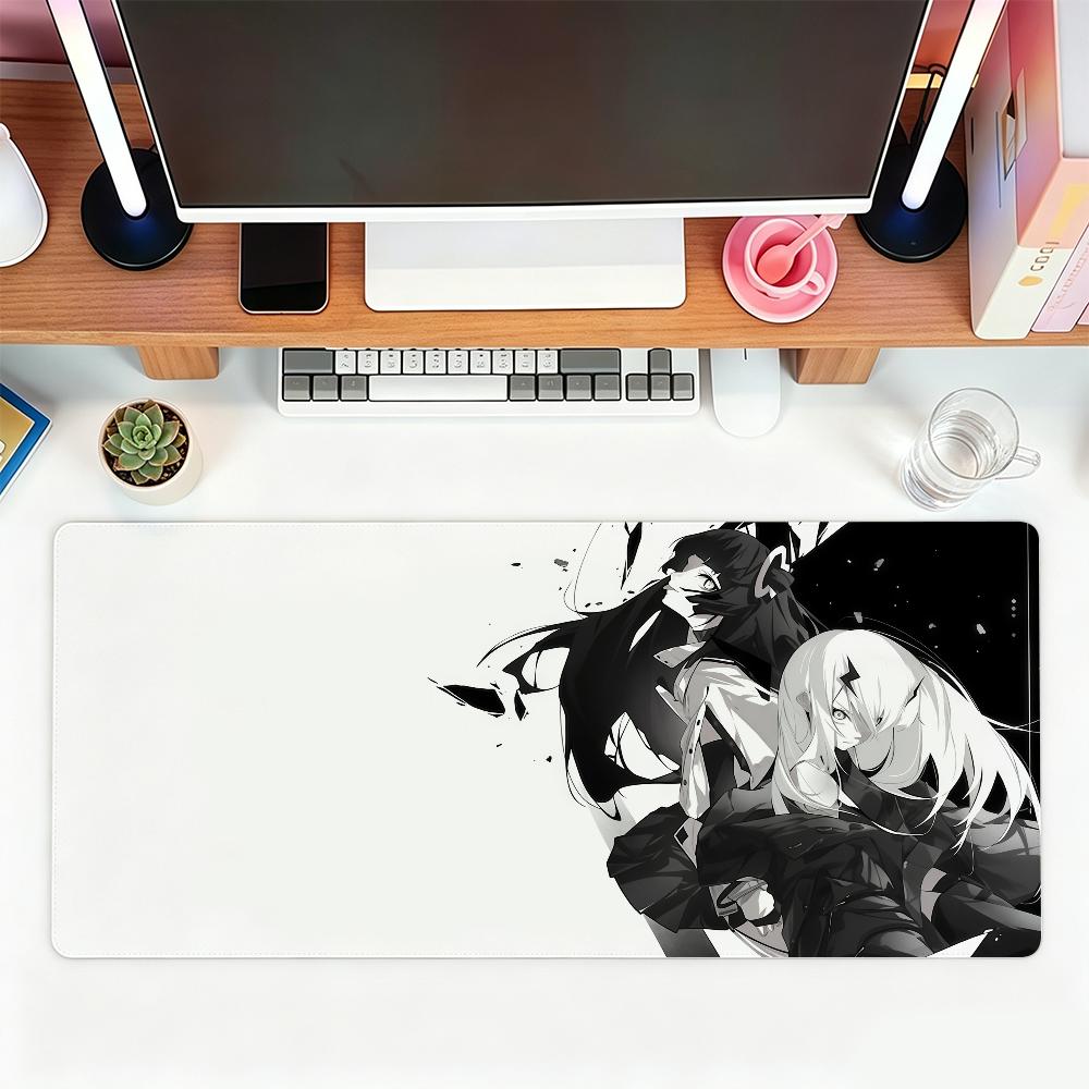 Cute Yume Mouse Pad 40x90cm Large Gaming Desk Mat NonSlip Laptop Keyboard Tray Office Professional Speed Black