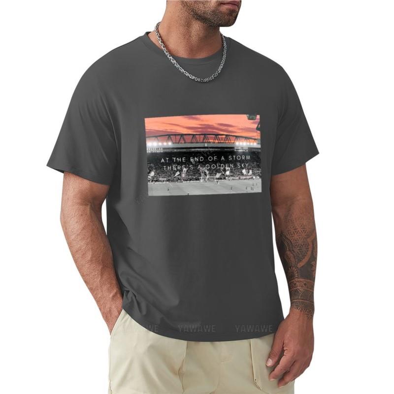 Anfield Golden Skies T-Shirt oversized t shirt summer clothes man clothes quick drying t-shirt mens graphic t-shirts 4XL