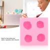4-Cavity Chocolate Mold 3D Strawberry Shape Baking Mould Dessert Toppers Fondant Mold  Candy Making