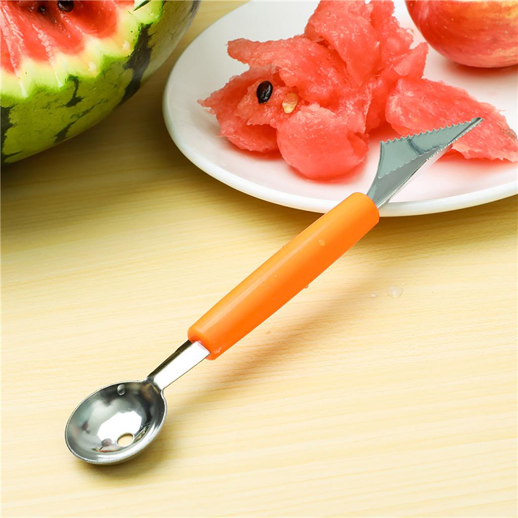 DIY Melon Scoops Ballers Multi Function Fruit Carving Watermelon Baller Scoop Fruit Useful Things For Kitchen Accessories 4