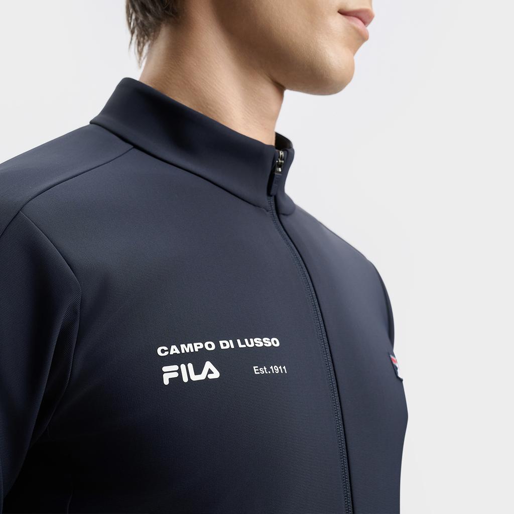 Fila Simple Mature Coach Jacket Men Jackets Royal-Blue A11M433505FNV