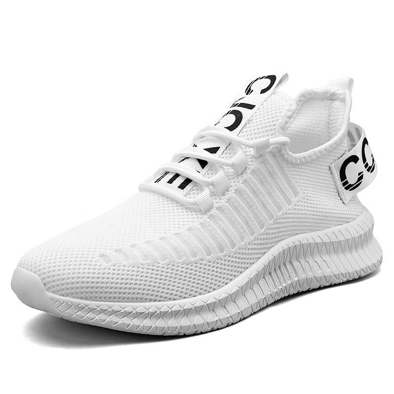 Scarpe in rete traspiranti leggere taglia grande per studenti a taglio basso con lacci scarpe classiche alla moda scarpe sportive per esterni scarpe da corsa