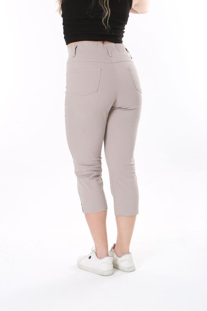 Damenmode Übergröße Shorts & Bermudas Hohe Taille Lycra Übergröße Capri mit Gummizug