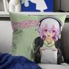 SSuper Sonico Pillow Gift Home Office Decoration Pillow Bedroom Sofa Car Cushion CoverPillow Case