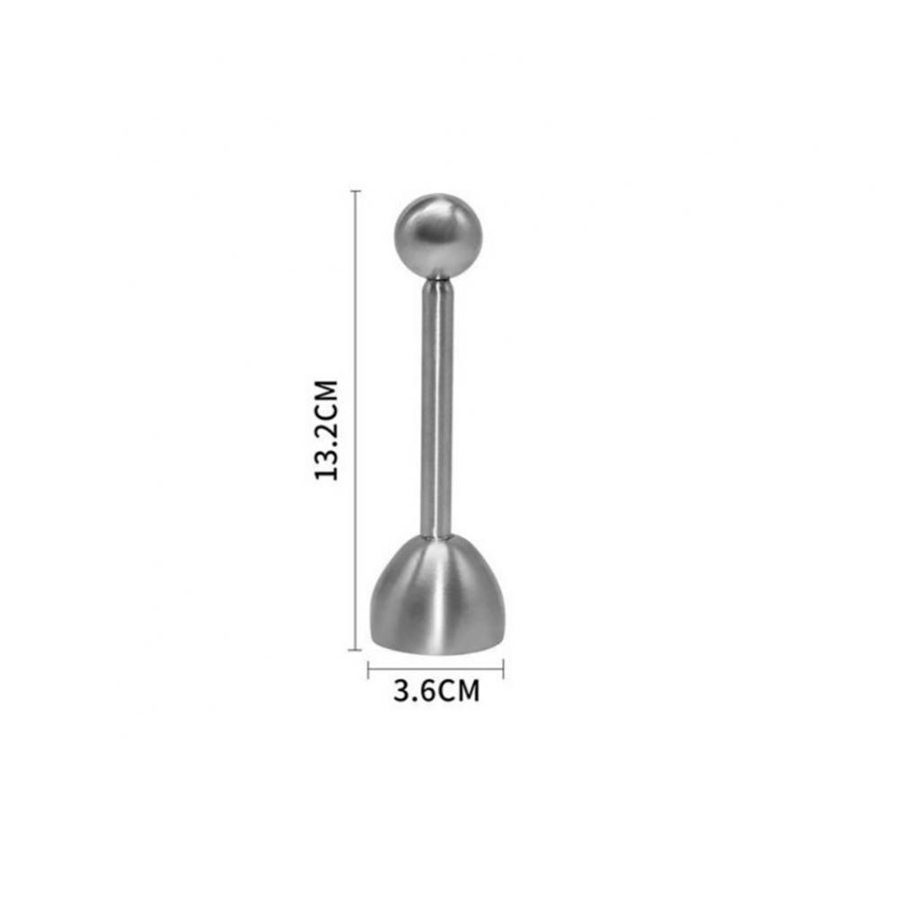 Boiled Raw Egg Opener Stainless Steel Egg Scissors Topper Eggshell Cutter Measuring Ball Egg Shell Opener Creative Kitchen Tool