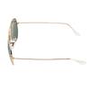 Ray Ban Aviator Frame Metal Sunglasses with Gold Frame and Green Lenses Unisex