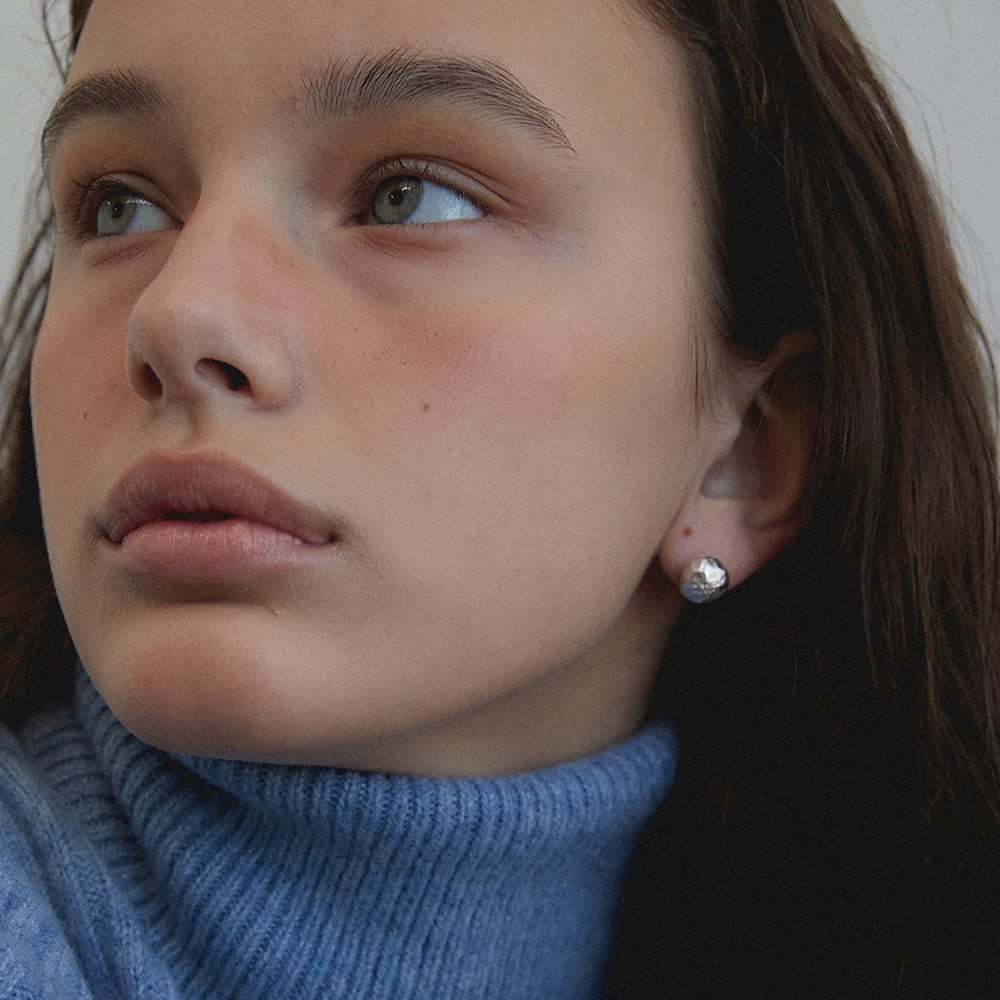 Button Earrings