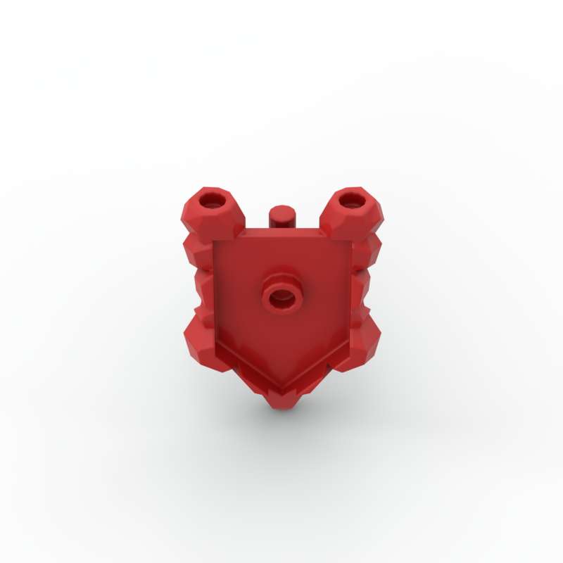 Non-Toxic Moc 10Pcs 22409 Pentagonal Shield Building Blocks Soldier Defend With Rock Edge Part Bricks Particle Toy Children Birthday Gifts