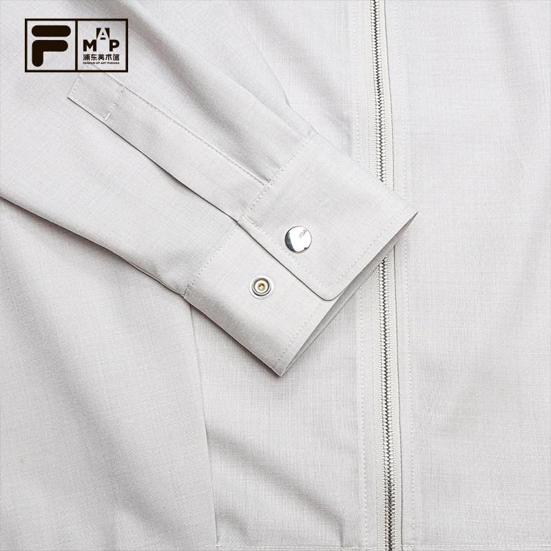 Fila Morandi Milano Series Tkaná volná bunda s dlouhým rukávem na zip Dámské bundy F11W635713F-IV