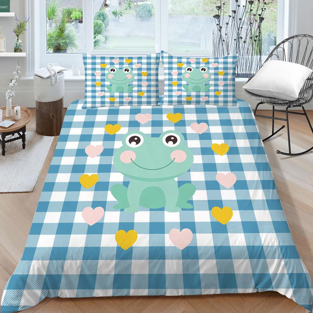 Luxury Duvet Cover and Pillowcase Digital Printing Star/moon/meteor Double Winter Quilt Cover Set Lantern Duvet Cover 1 Person