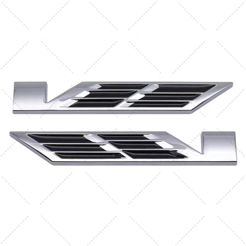 Side or trunk Metal Emblem Car Sticker V logo Badge for Cadillac ATS SRX SRX4 ATSL CT4 CT5 CT6 XT4 XT5 XT6 CTS Accessories