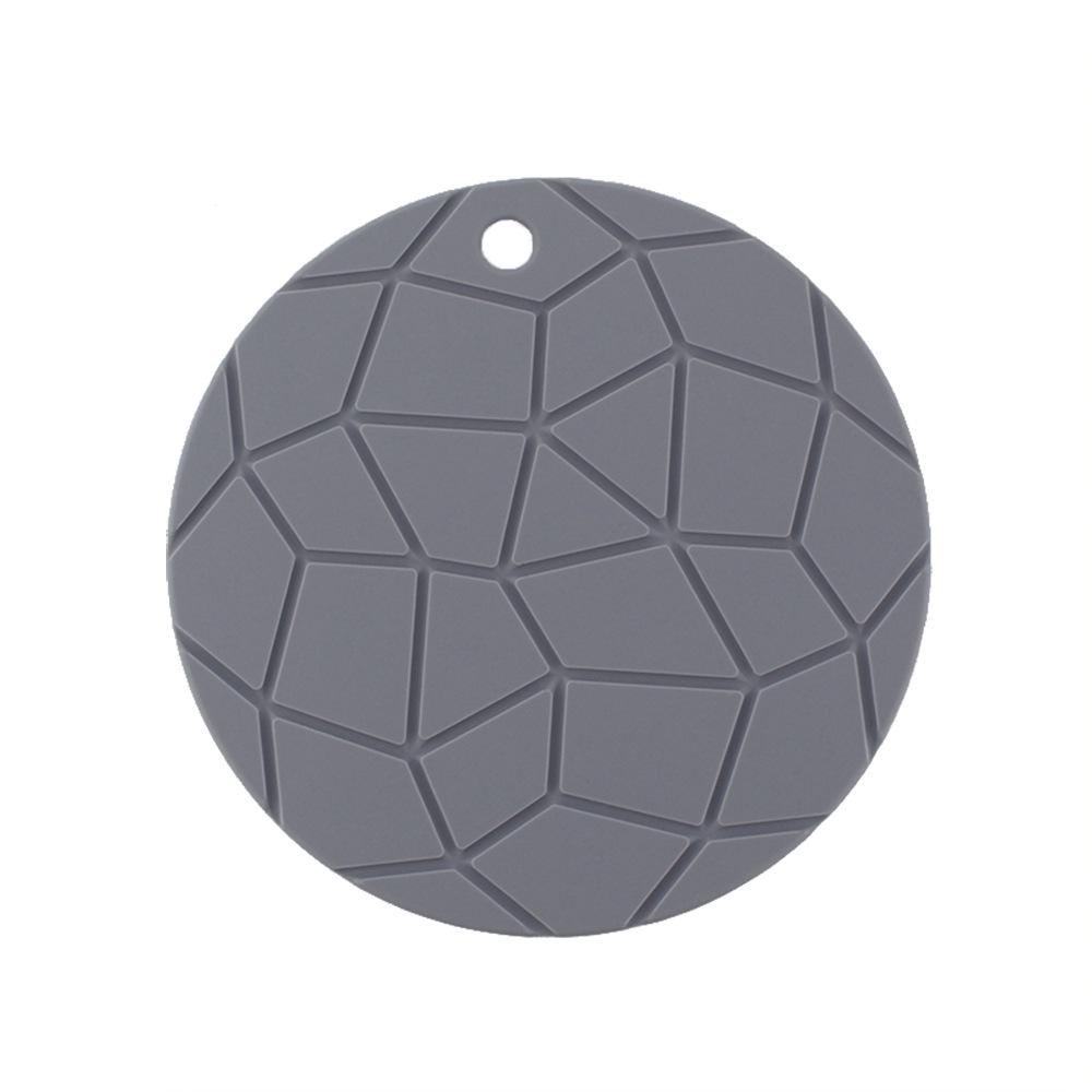 Nordic Style Silicone Heat-Resistant Kitchen Table Mat - Multi-functional Anti-Scald Pot and Bowl Pad 17.8x17.8cm