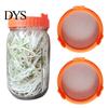 Sprouting Lid Easy To Clean Good Drainage Mason Jar Germinating Plastic Sprout with Stainless Steel Screen for Household Kit
