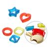 5Pcs Sandwich Cutter and Sealer for Kids Childrens  Portable