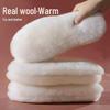 Wool-Integrated Velvet Fleece Insoles: Sweat-Absorbent, Breathable, Warm Winter Shoes for Men & Women