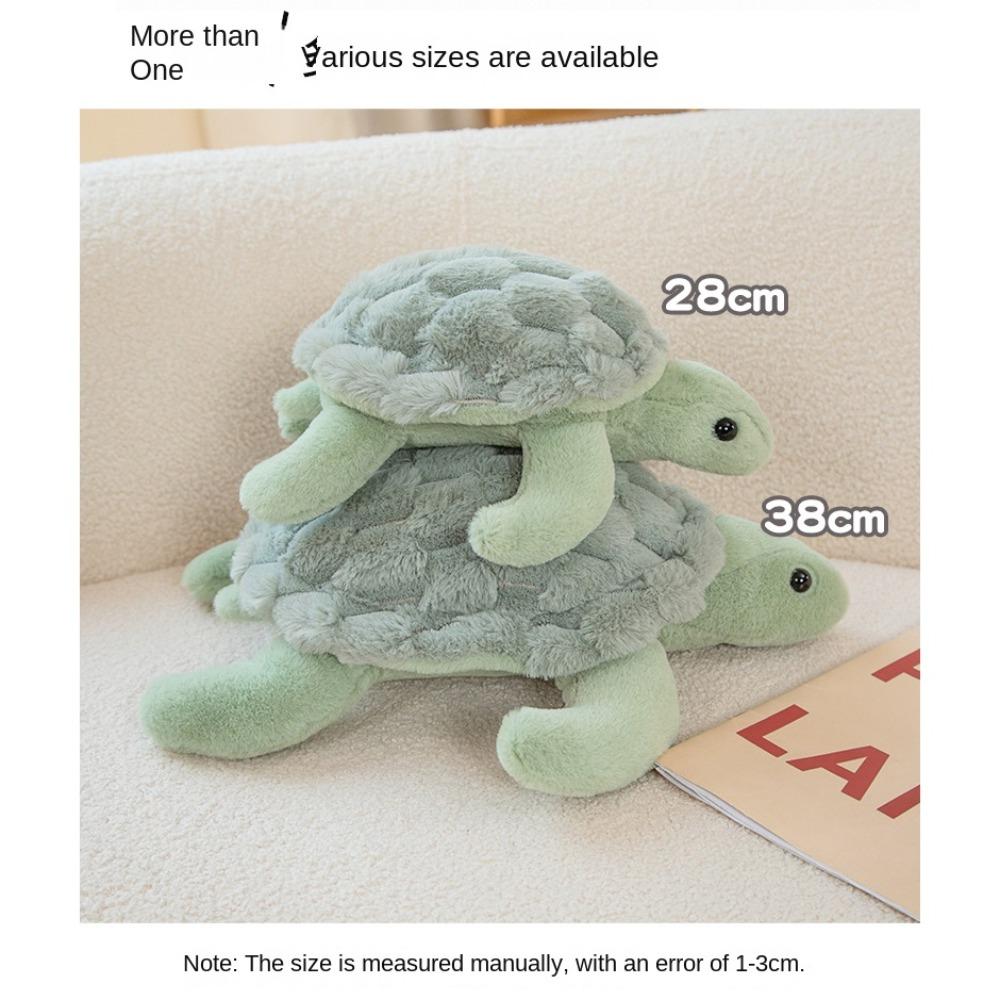 Pink Cute Turtle Stuffed Animals Green Tortoise Pillow Plush Doll Kawaii Sea Turtle Plush Toy  Girl