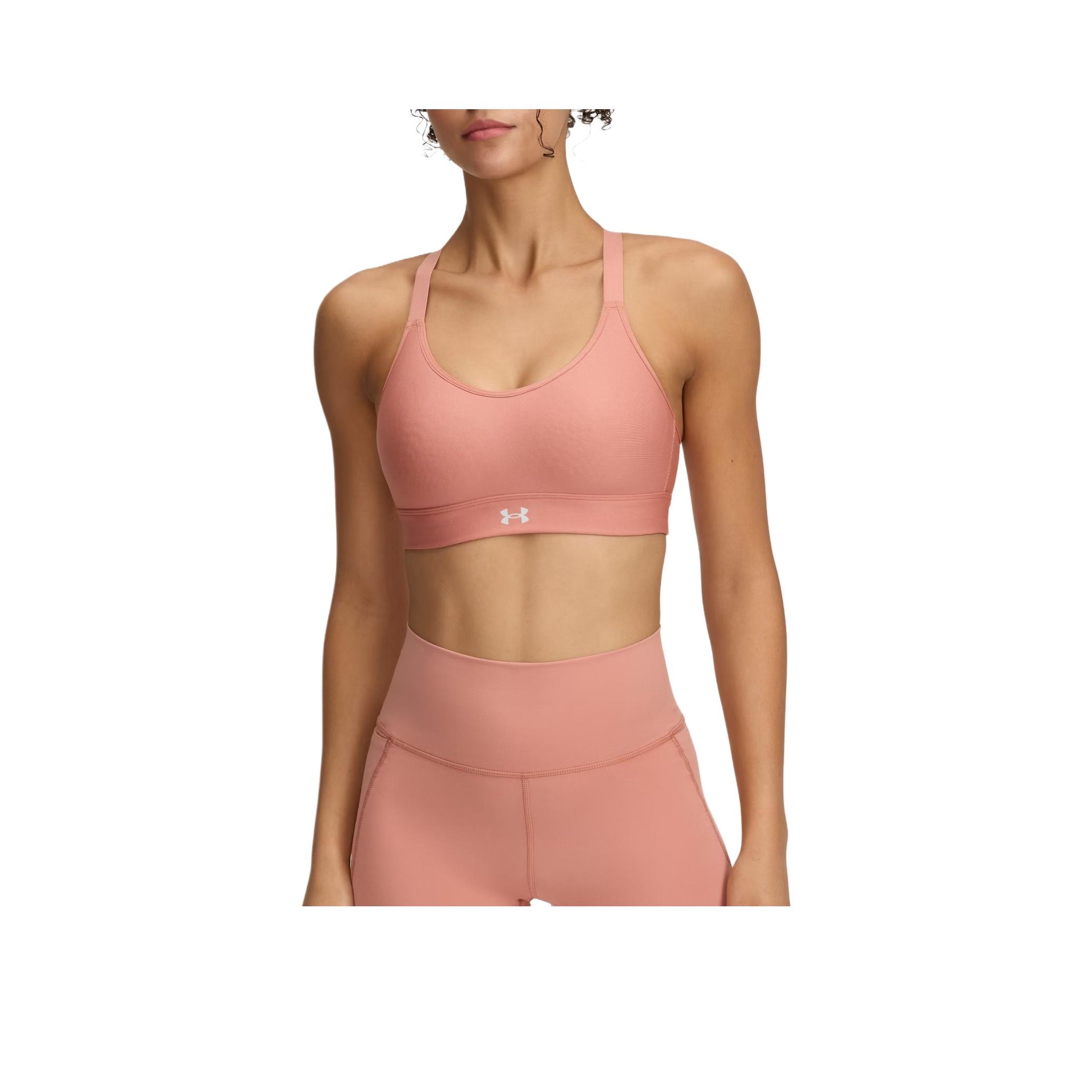 

Under Armour Continuum Дышащий Спортивный бюстгальтер без рукавов с круглым вырезом Женское нижнее белье 1372559-696 XL